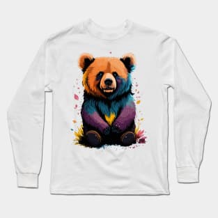 Bear Portrait Long Sleeve T-Shirt